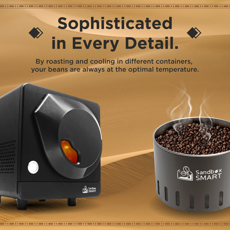 Sandbox Smart R1 Coffee Roaster And C1 Cooling Tray Commercial Coffee Sample Roaster